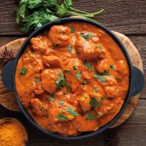 Butter-chicken Popadoms Indian