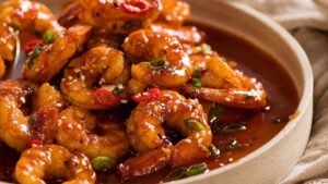 Garlic Chilli King Prawns