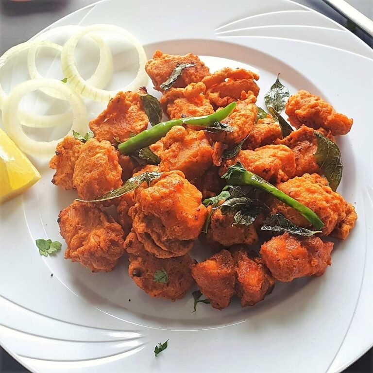 Chicken tikka pokara popadoms indian